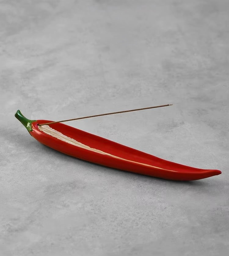 Ceramic Chili Incense Burner