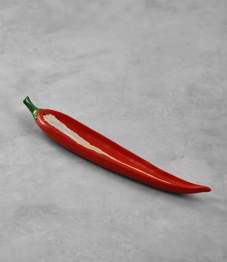 Ceramic Chili Incense Burner