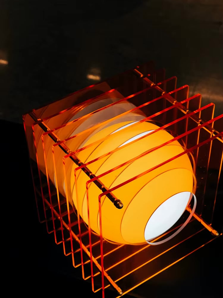 Contemporary Acrylic Plated Desk Lamp
