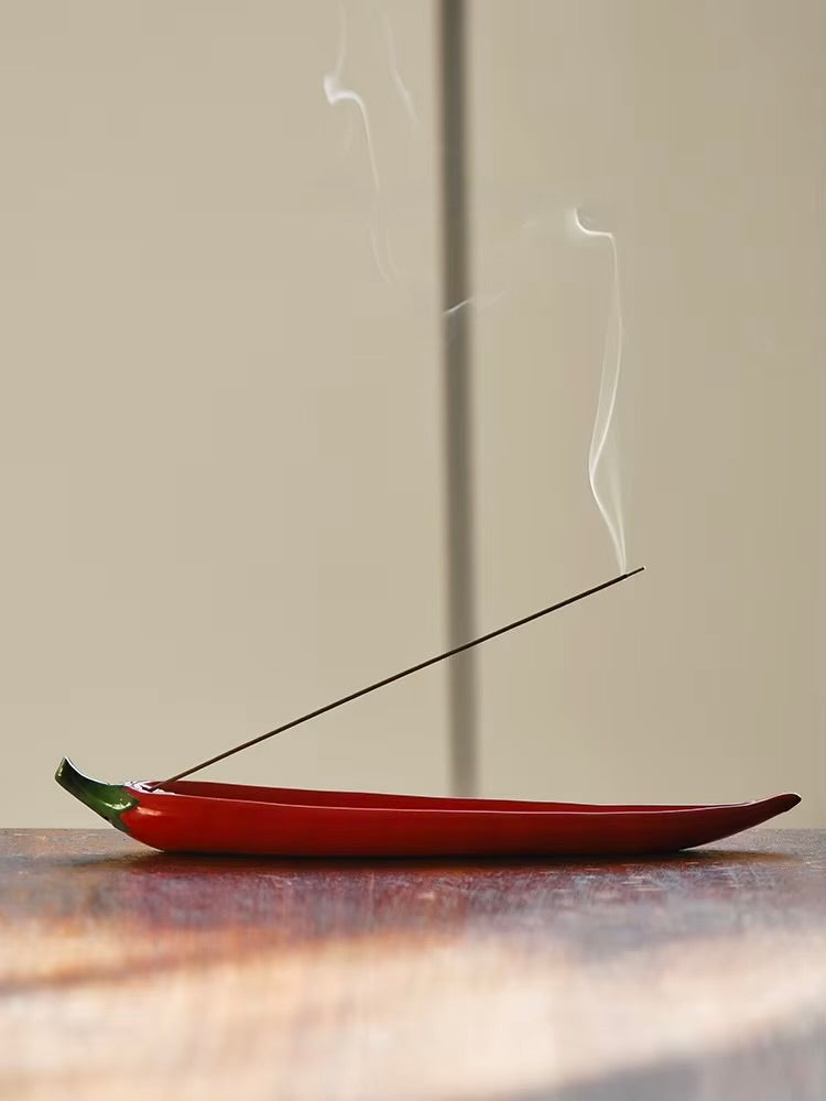 Ceramic Chili Incense Burner