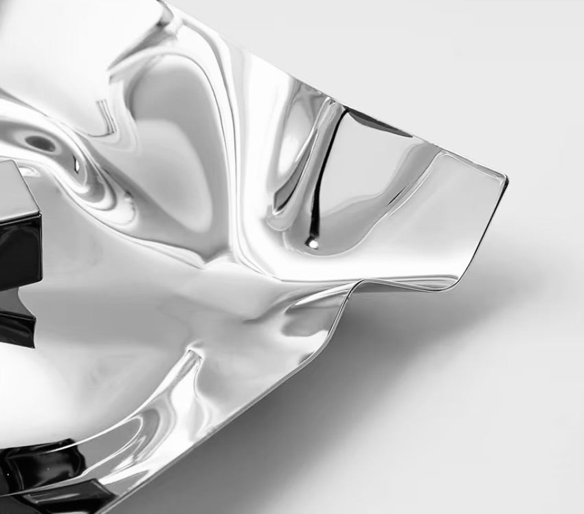 Contorted Stainless Steel Display Tray