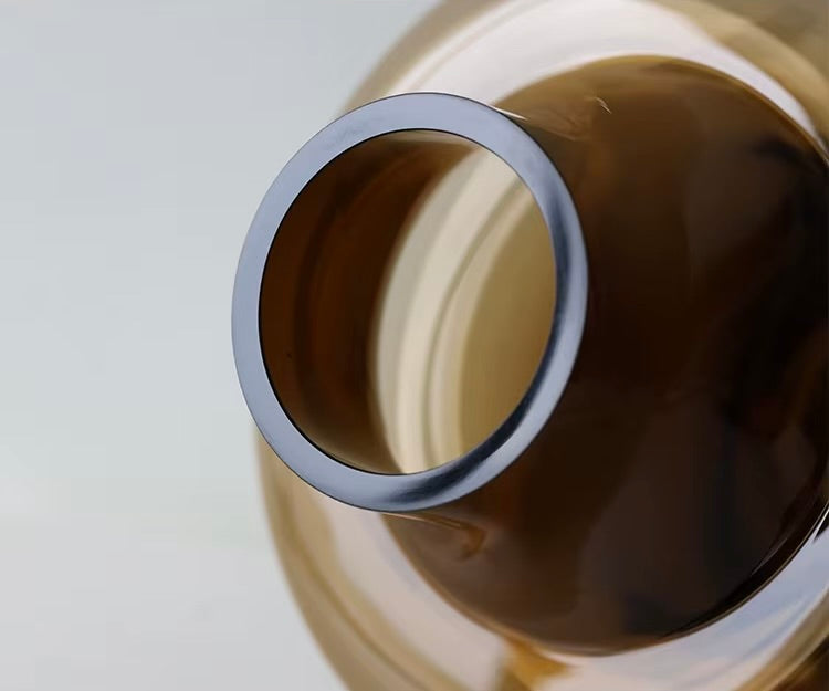 Chocolate Glass Vase