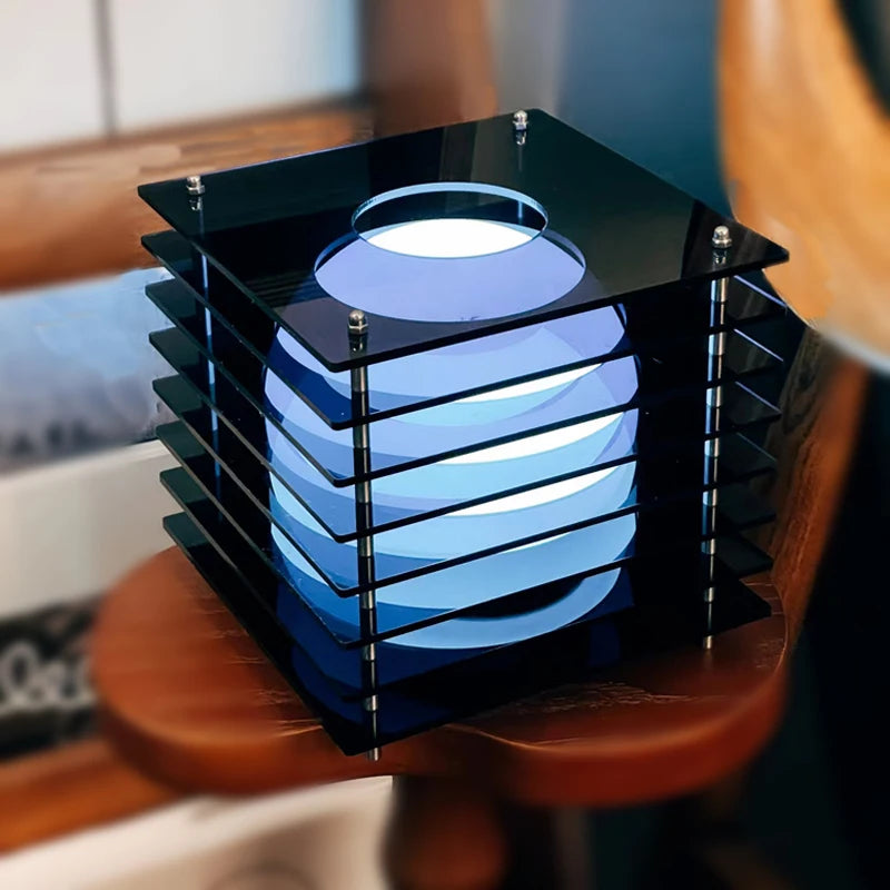 Contemporary Acrylic Plated Desk Lamp