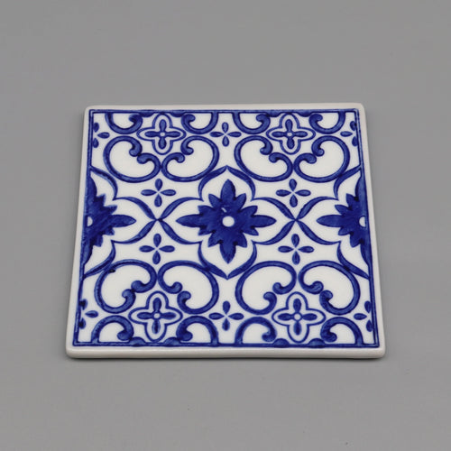 Chinoiserie Ceramic Tile Coasters