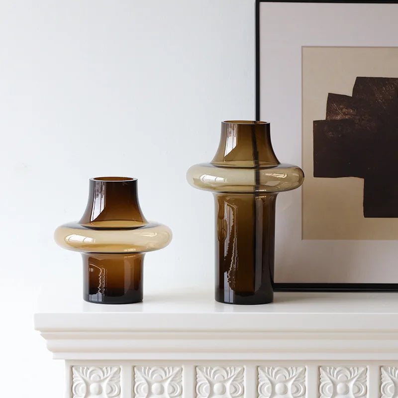 Chocolate Glass Vase