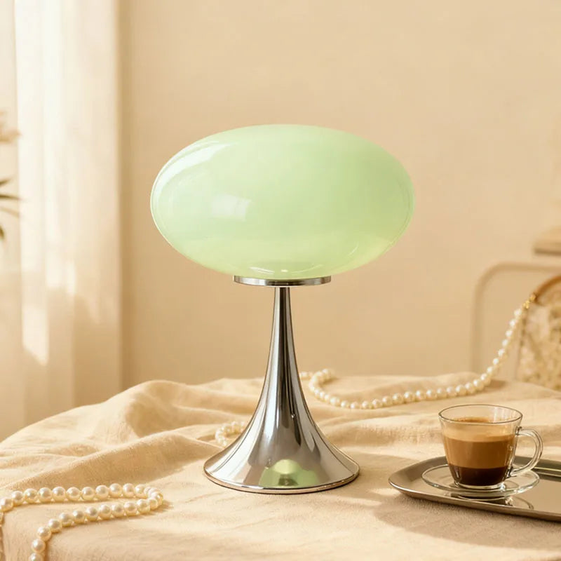 Oval Bauhaus Dimmable Table Lamp