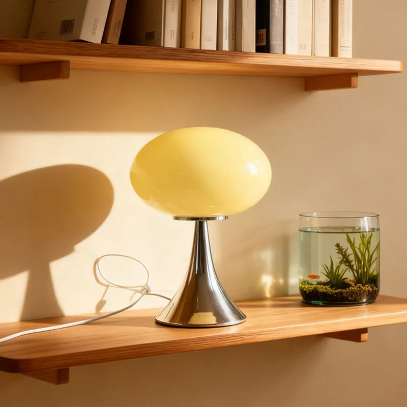 Oval Bauhaus Dimmable Table Lamp